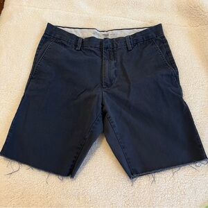 Men's Navy Blue cutoff Shorts 33”waist